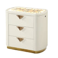 La Pierre - 3 Drawer Nightstand - Beige