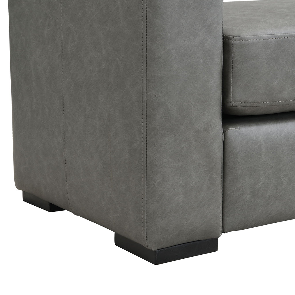 Ottoman With Unique Armrest Design For Living Spaces