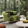 La Rosa - Victorian Tufted Upholstered Accent Chair