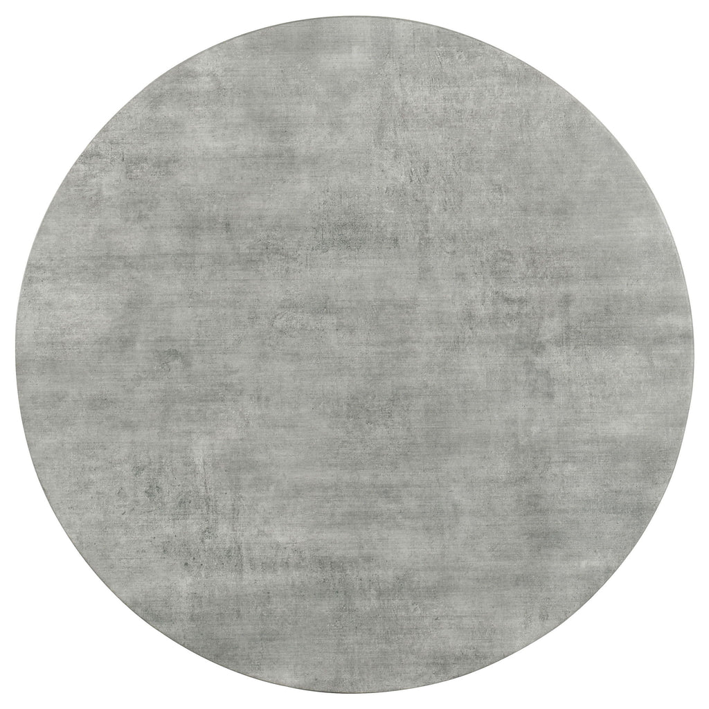 Travis - Round Top Coffee Table With Hairpin Legs - Gray / Black