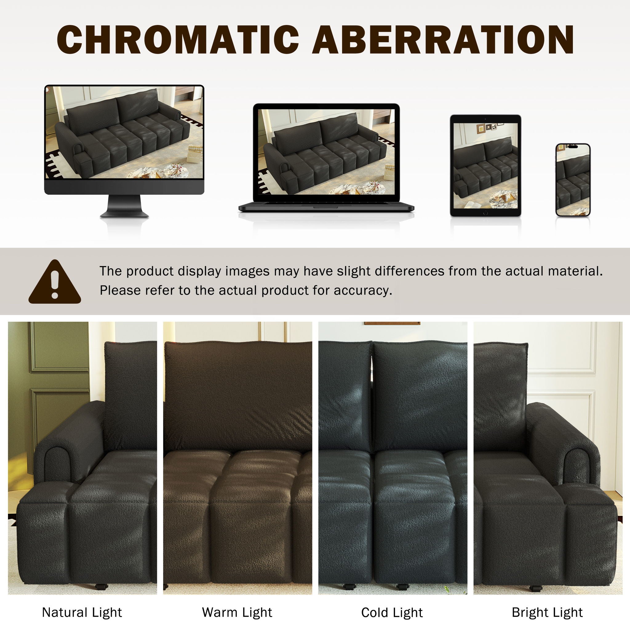 4-Seater Modern Couch With Seats Storage