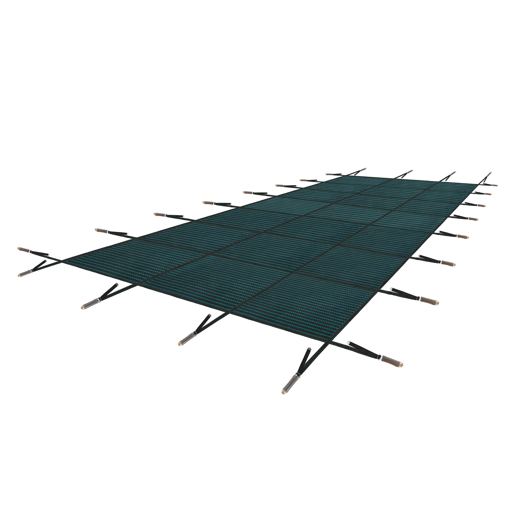 Swimming Pool Safety Cover For Rectangular Pools - Green