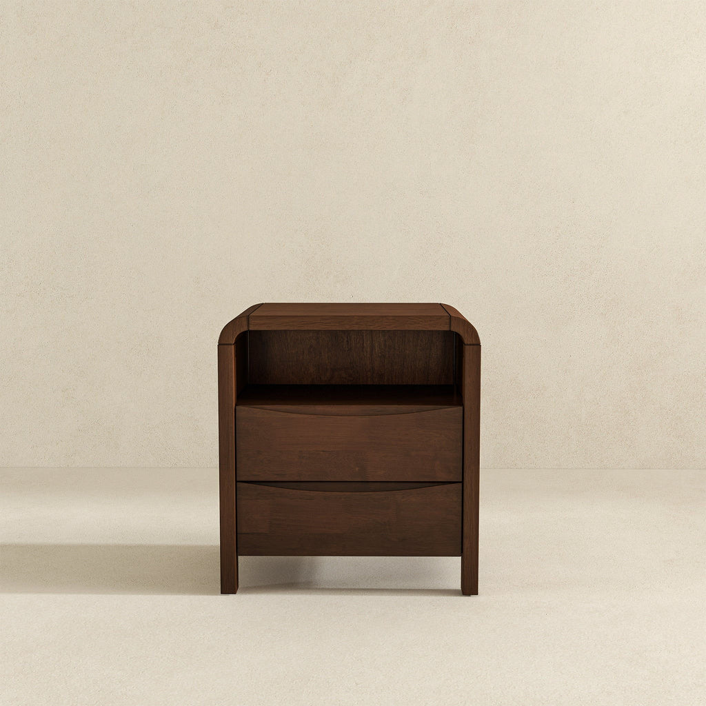 Lionel - Nightstand 2 Drawer - Brown