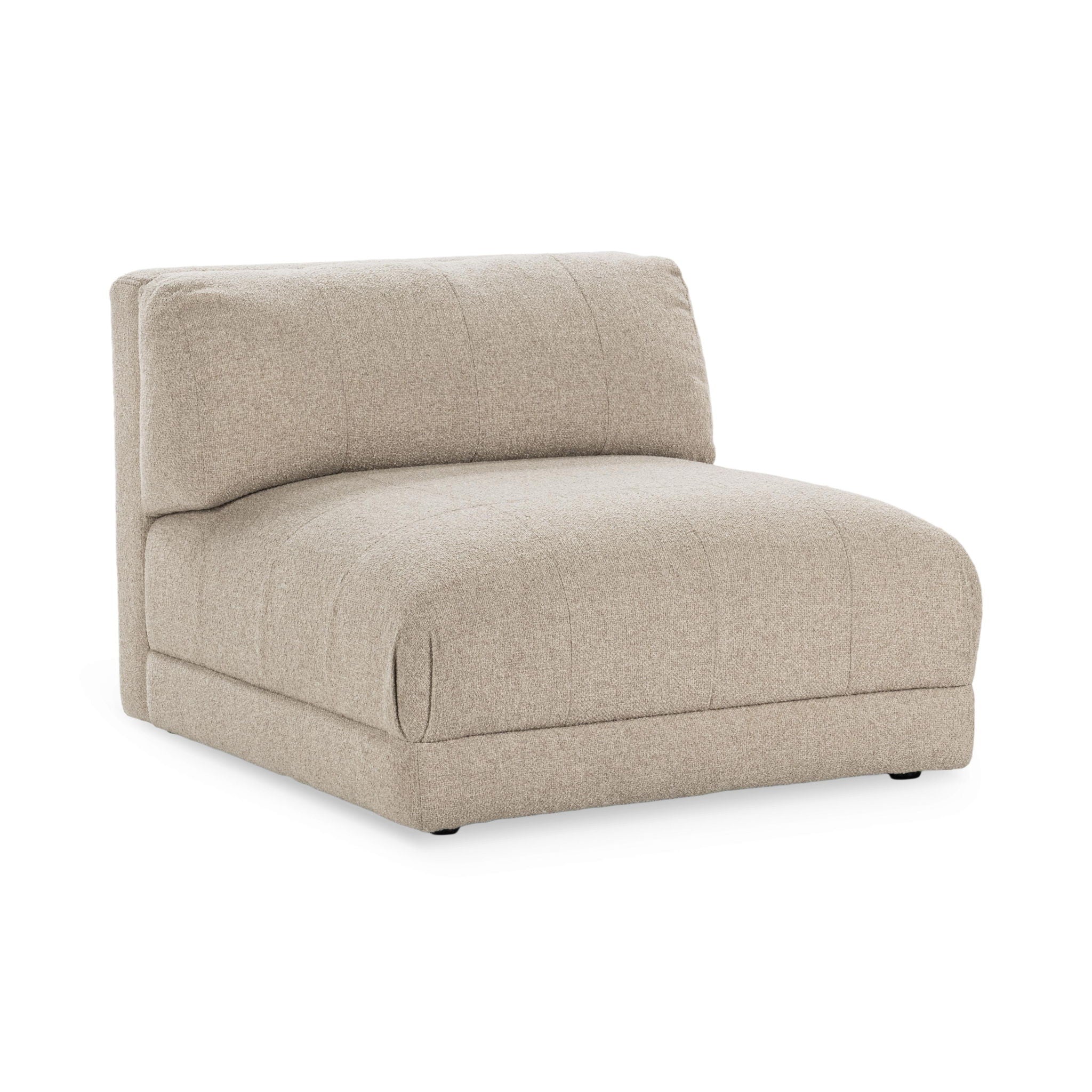 Adalynne - Upholstered Armless Chair - Buttermilk