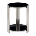 Round Table With Double Layer Storage