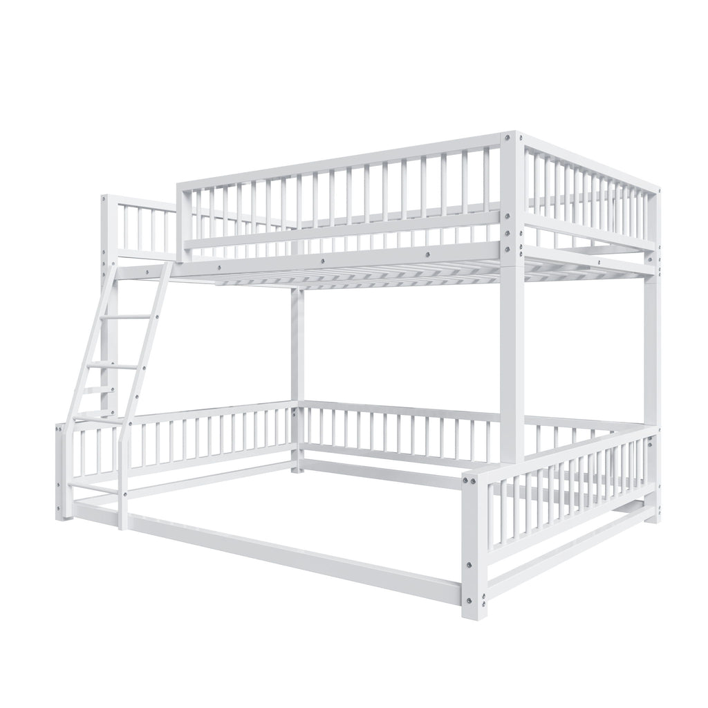 Bunk Bed With Ladder And Safety Guardrails