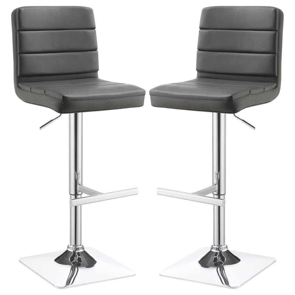 Adjustable Bar Stool (Set of 2) - Gray