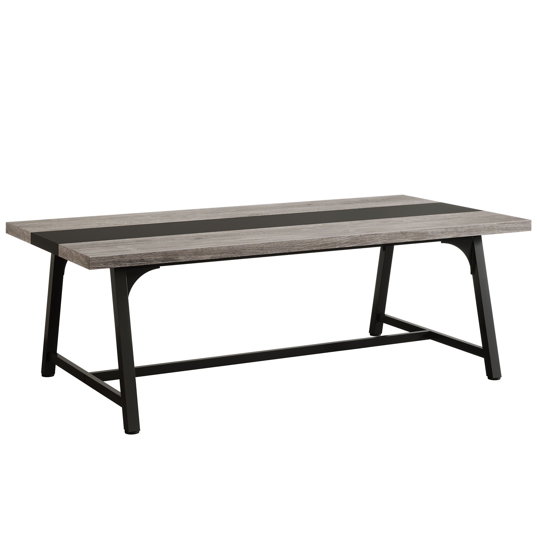 Modern Rectangular Conference Table For 6 - 8 People, Office Executive Desk