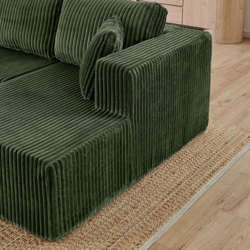 Modern Minimalist U - Shape Modular Sectional Sofa
