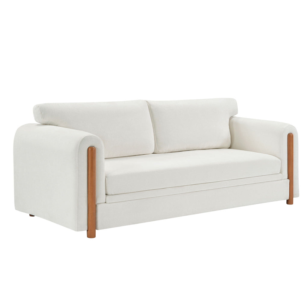 Modern 3 Seater Upholstered Couch Sofa For Living Room