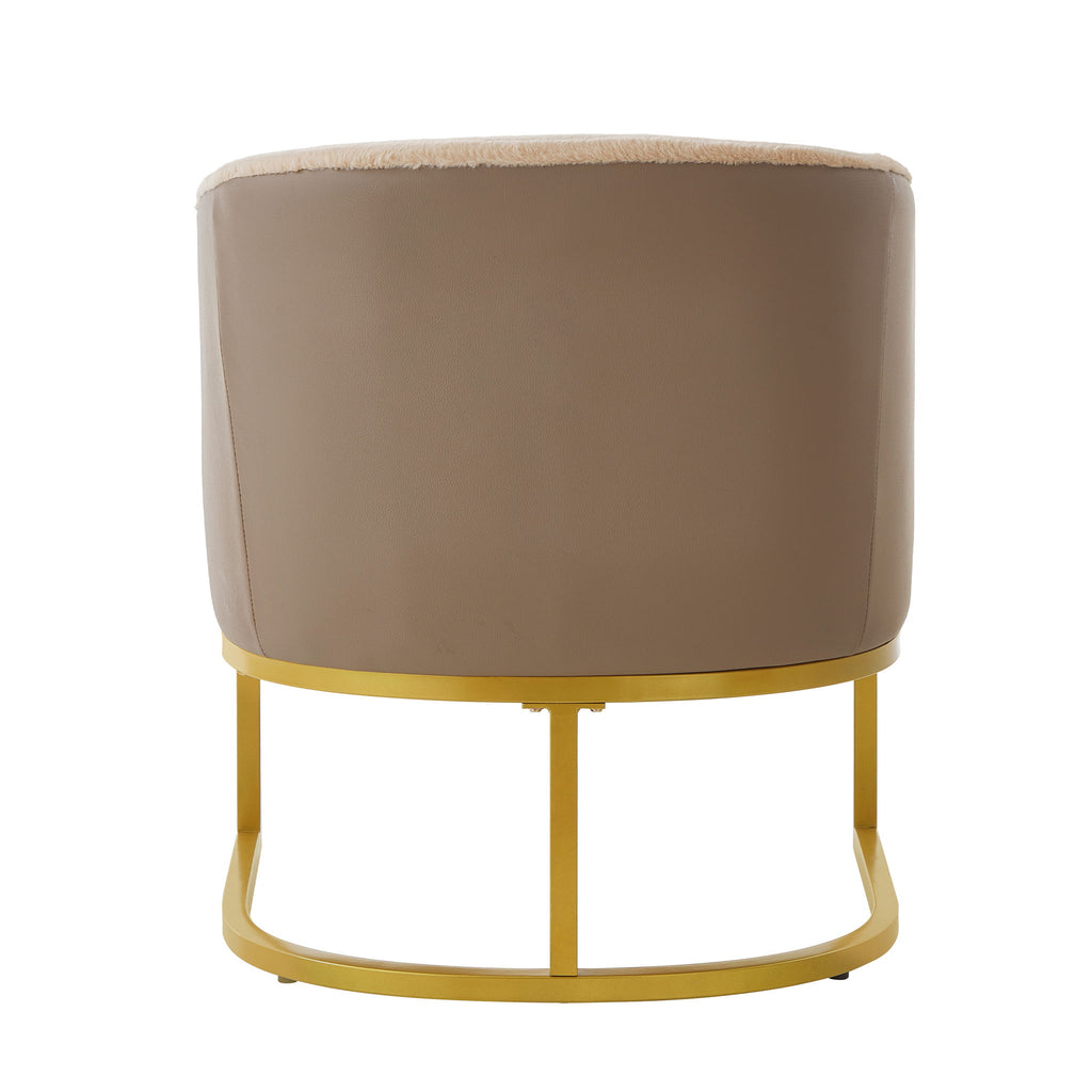 Upholstered Reading Accent Armchair For Living Room