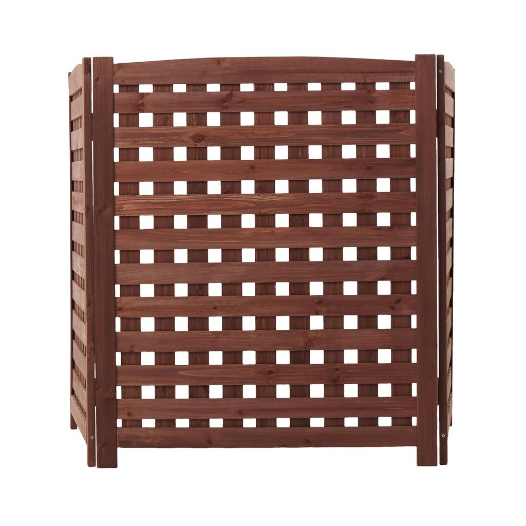 3 Panel Outdoor Air Conditioner Fence Screen