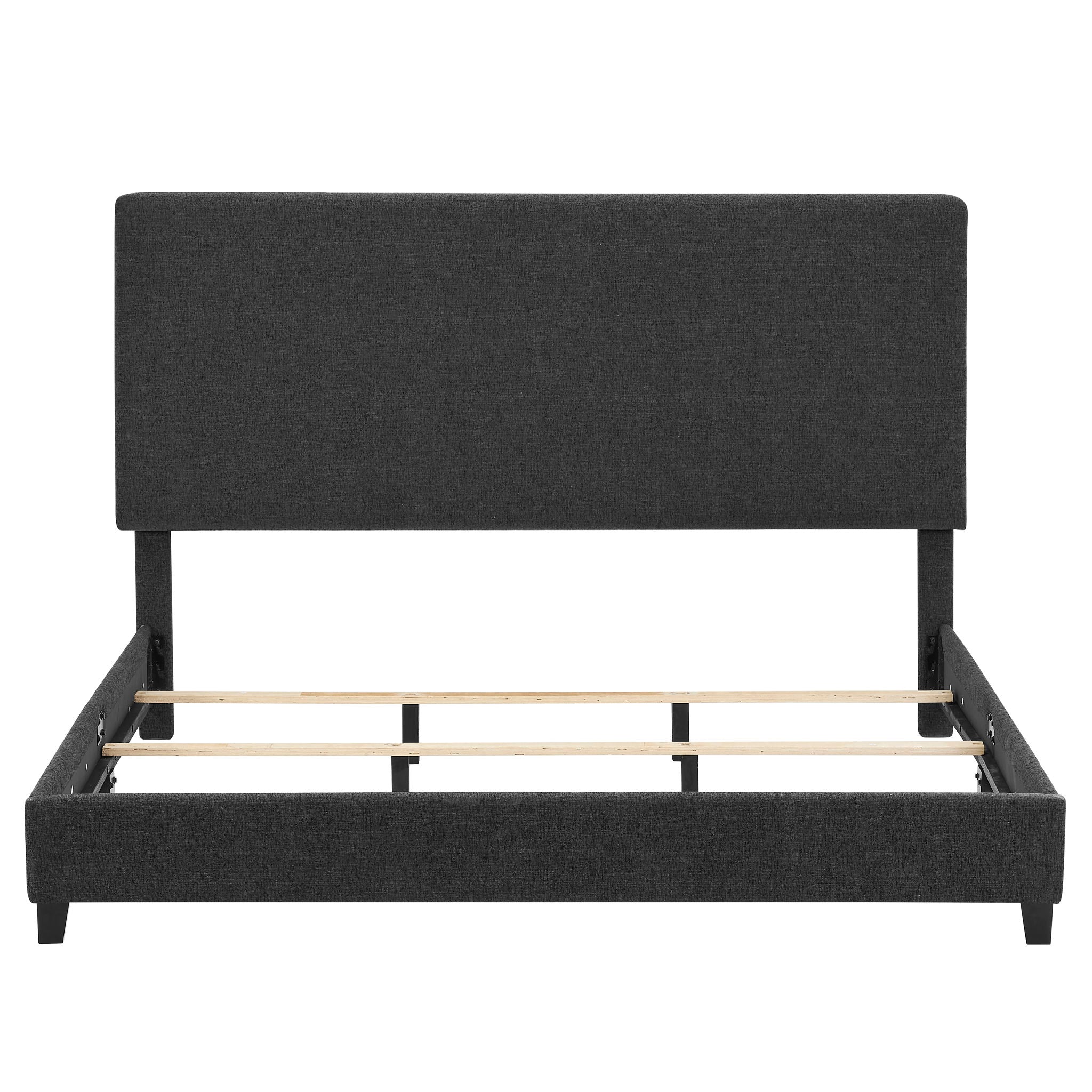Platform Bed & Upholstered Headboard