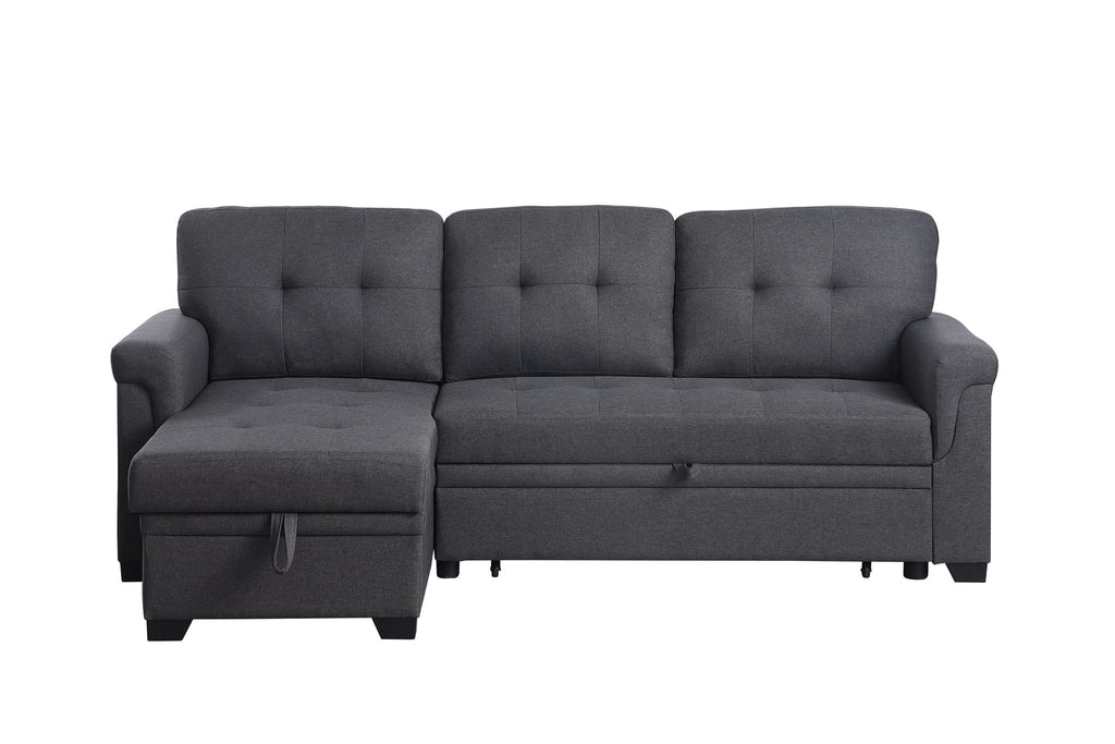 Lucca - Reversible Sleeper Sectional Sofa With Storage Chaise