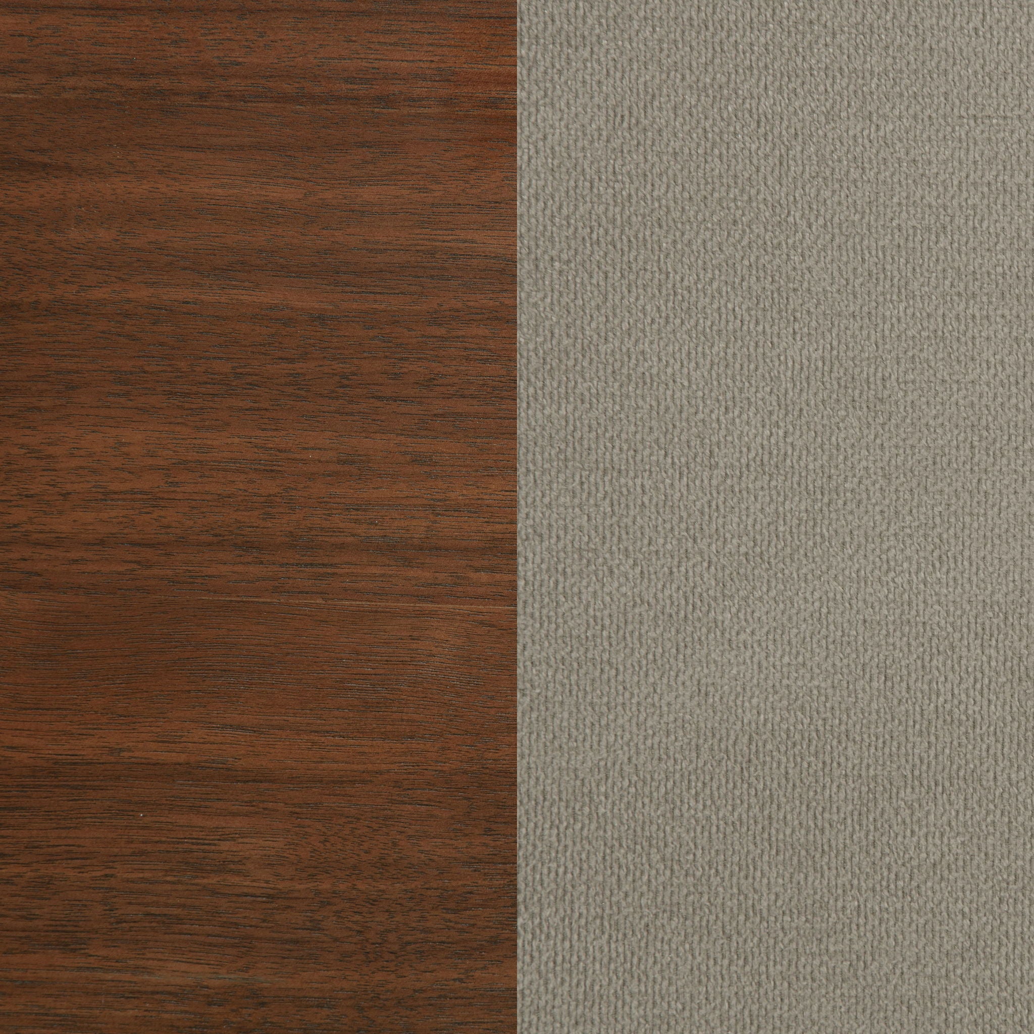 Verona - Queen Upholstered Panel Bed - Walnut