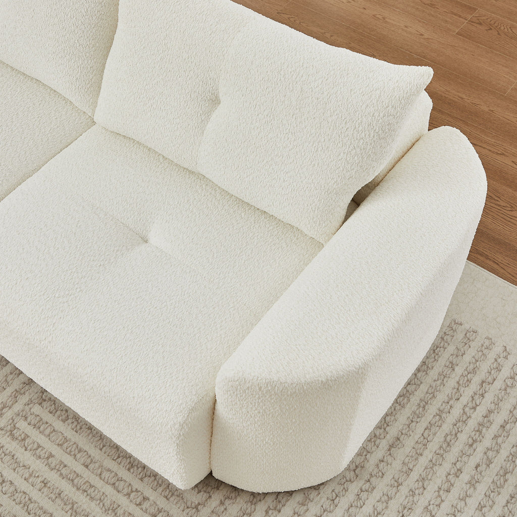 3 Seater With Thickened Armrests Sofa For Living Room