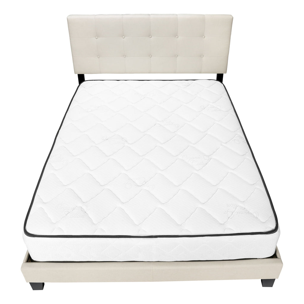 Bed, Upholstered, Frame Only, Transitional
