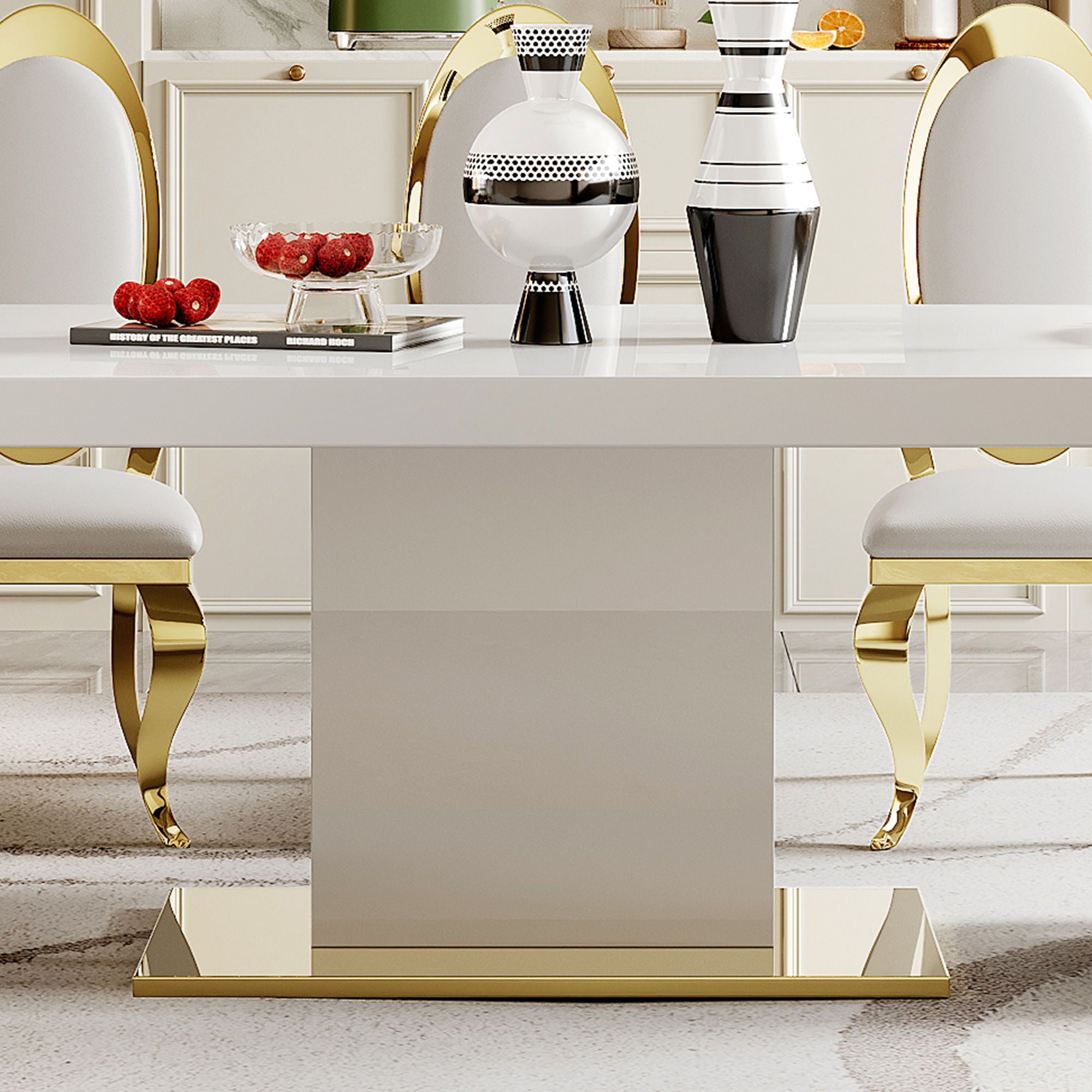 Top Dining Table With Finish Corner