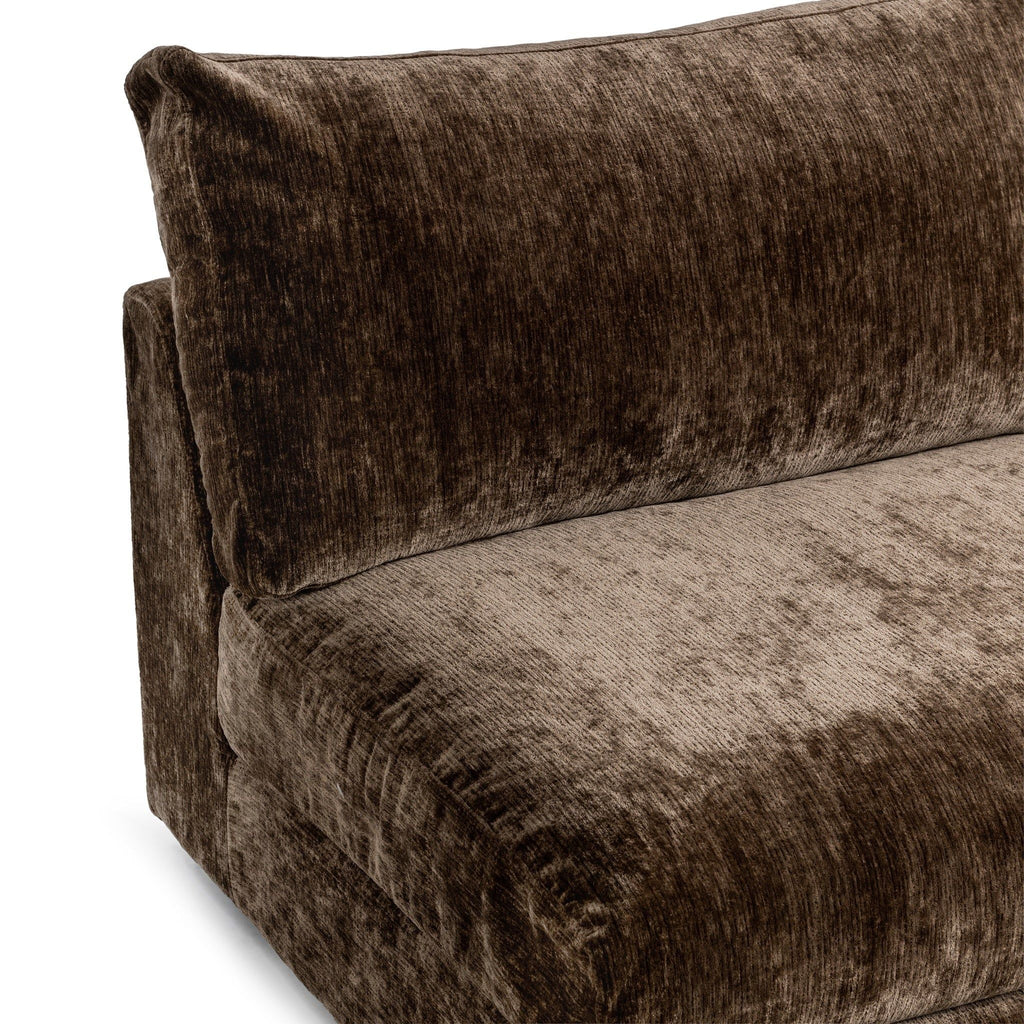 Ludwig - Armless Chair - Mossed Brown
