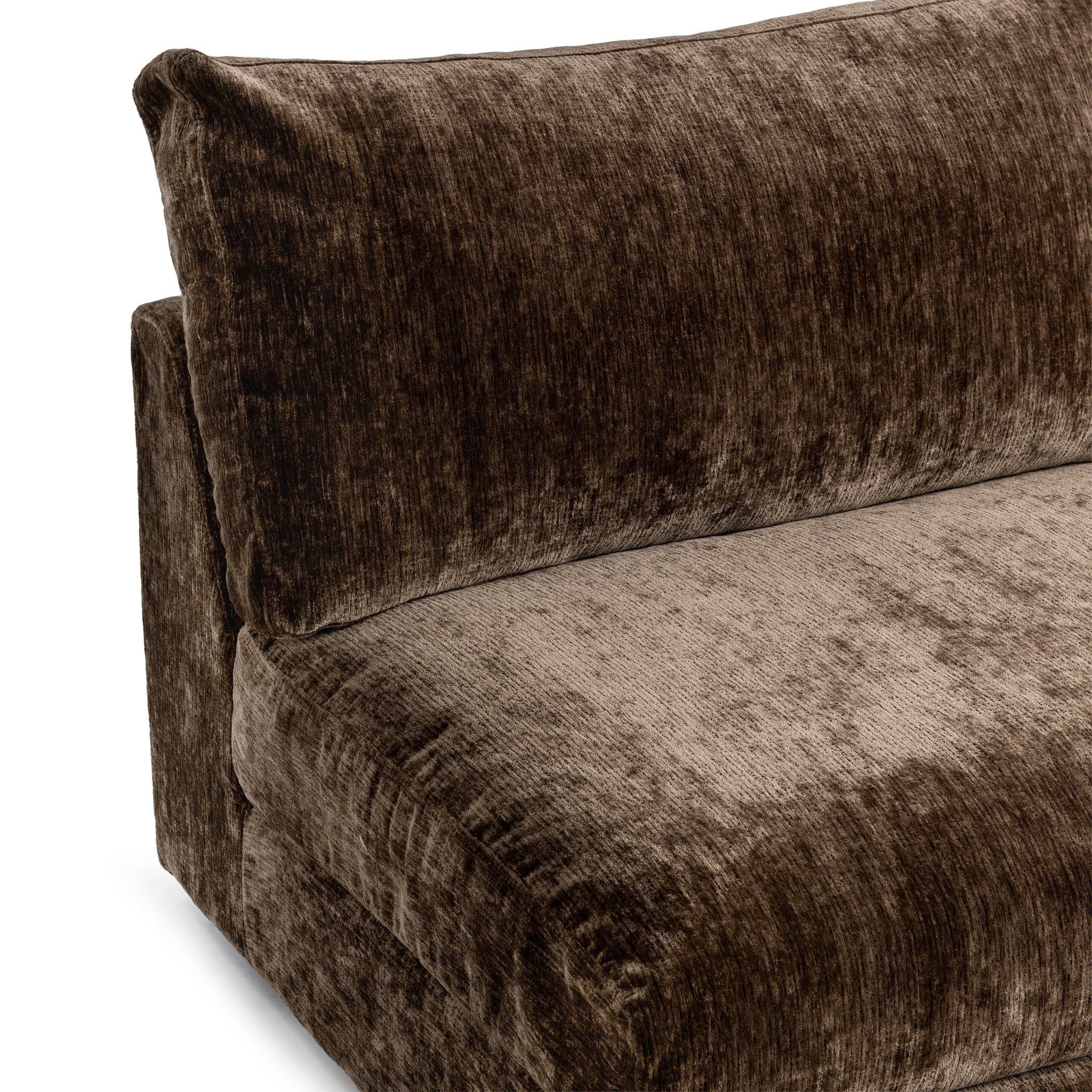 Ludwig - Armless Chair - Mossed Brown