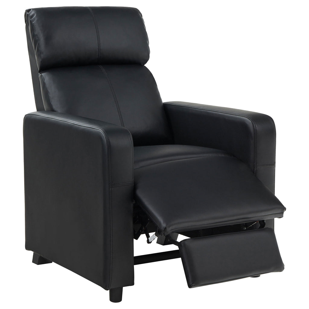 Warren - 3 Seater Reclining Home Theater - Black