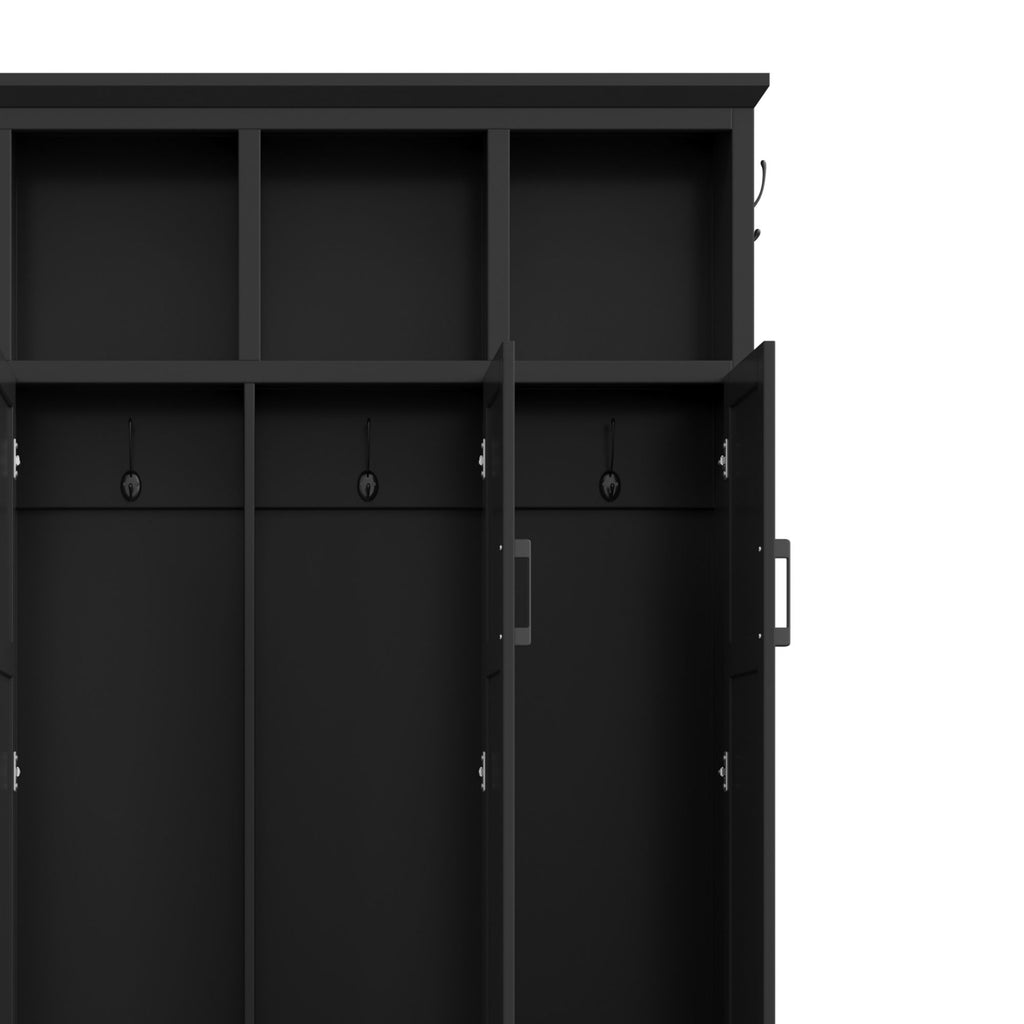 Hall Tree With 4 Hidden Cabinets
