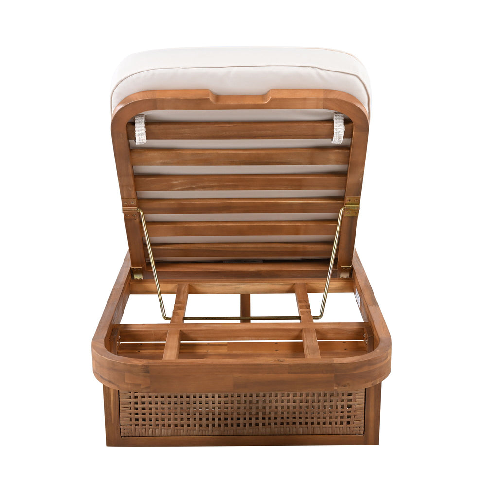 Outdoor Lounge Chair With Frame