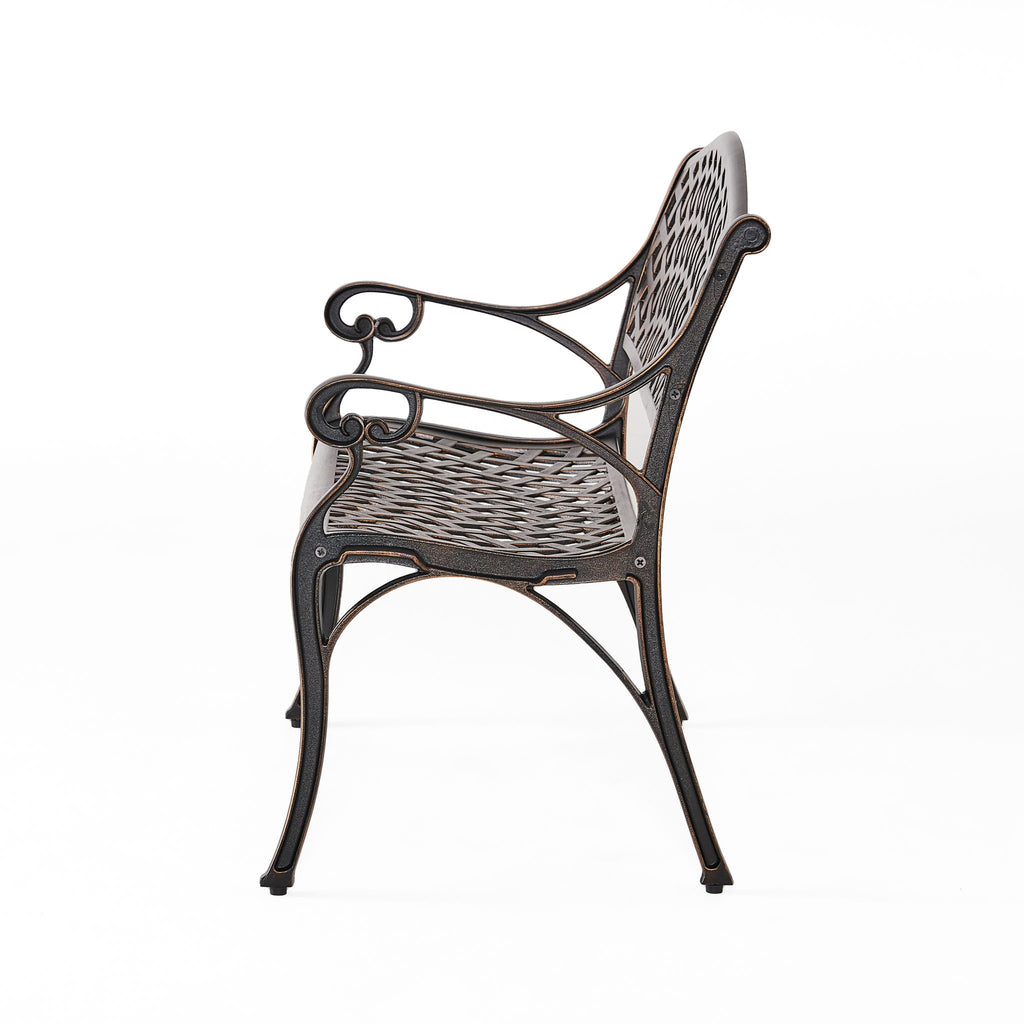 Spencer - Cast Bench - Copper