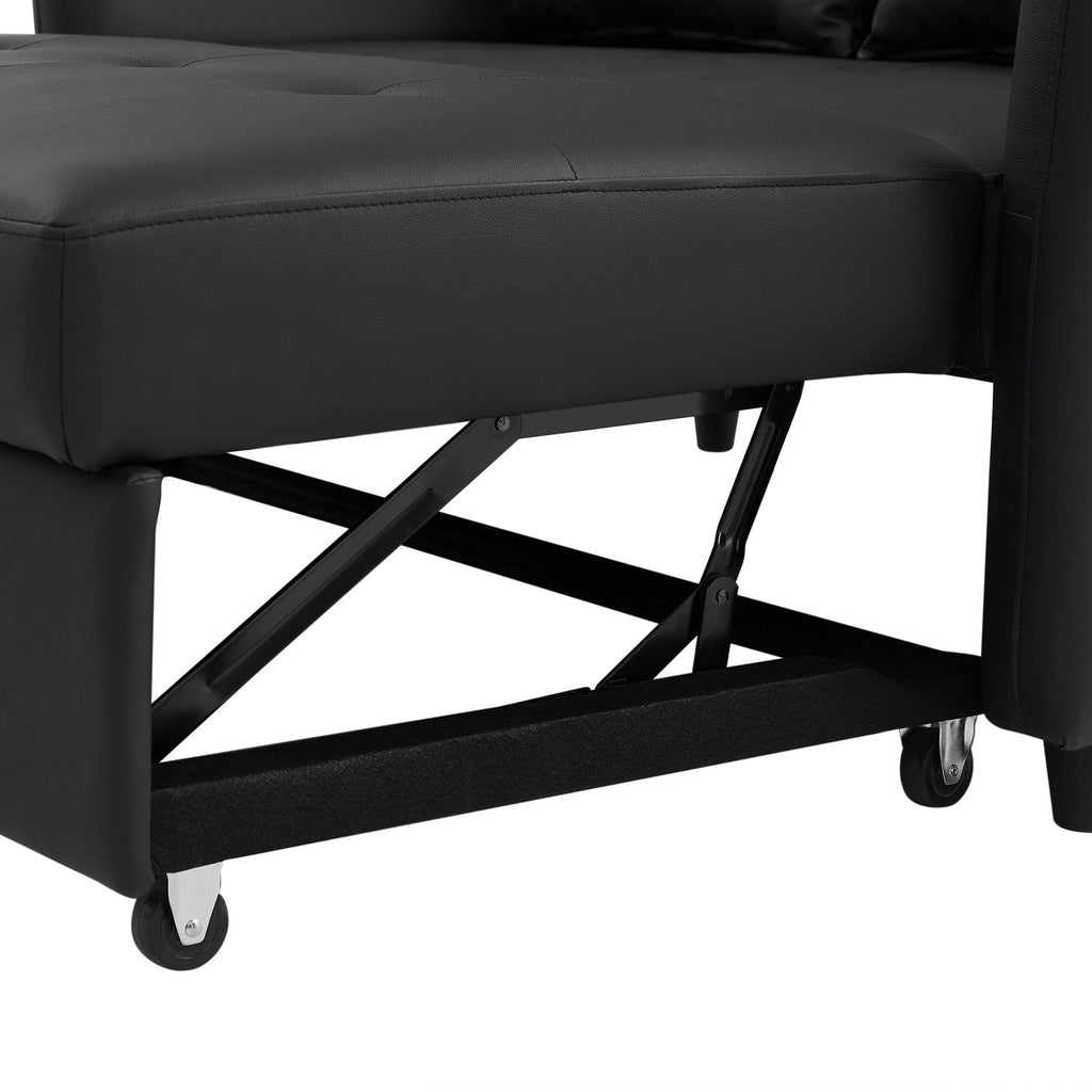 Convertible Sleeper Sofa Bed With 3 USB Ports