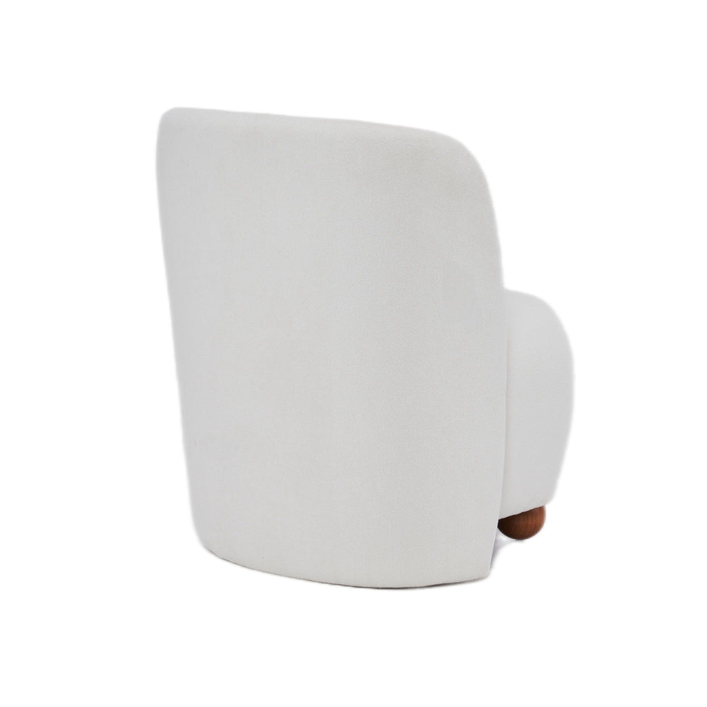 Modern Low Back Accent Upholstered Armless Living Room Chairs, Round Feet
