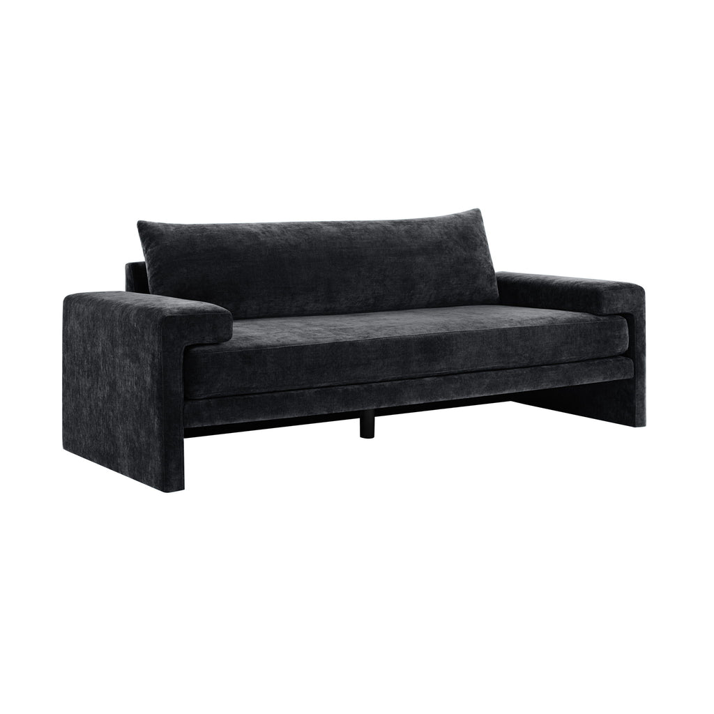 Upholstered 3 Seater Sofa With Wide Armrests
