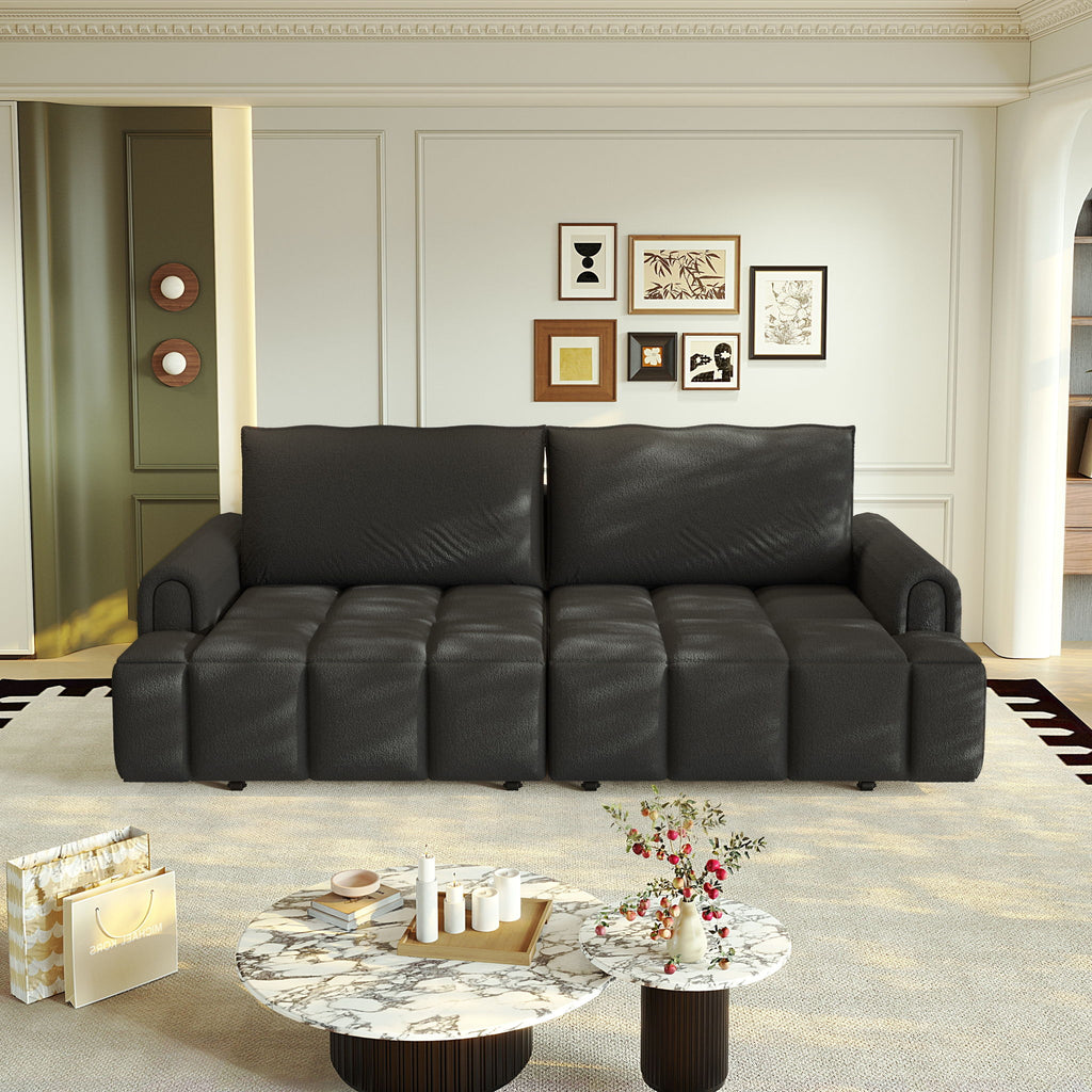 4-Seater Modern Couch With Seats Storage