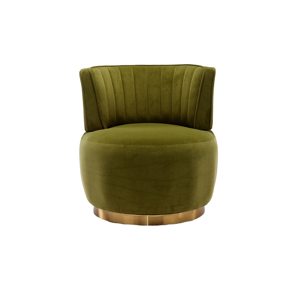 360 Degree Swivel Cuddle Barrel Accent Sofa Chair