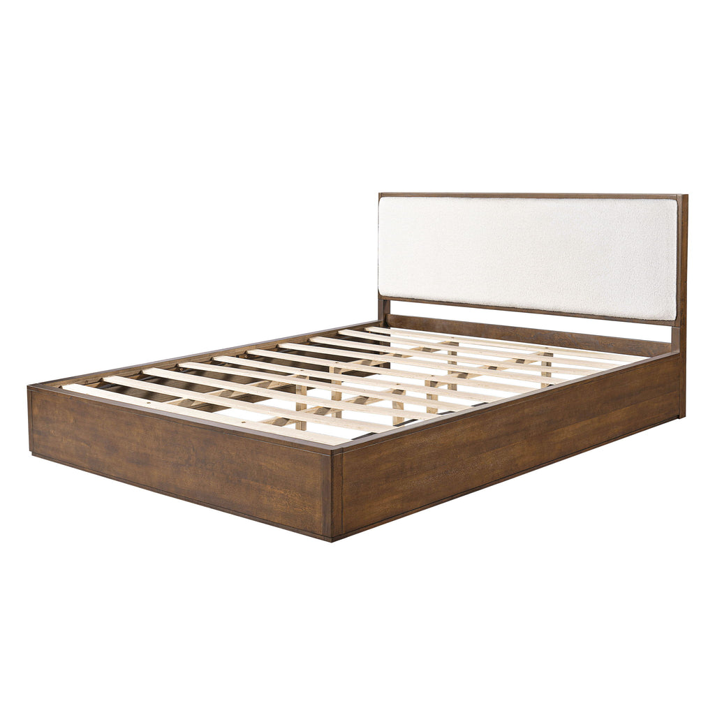 Bed With Upholstered Headboard