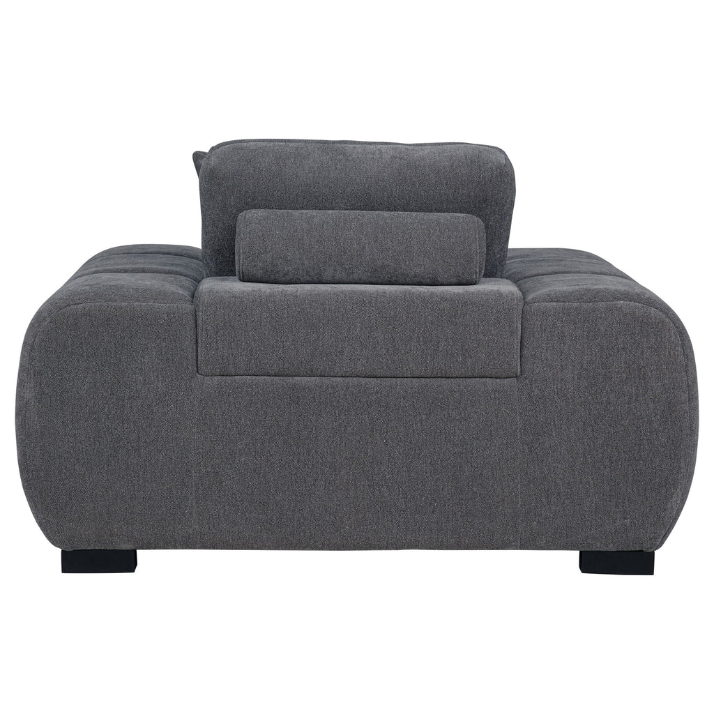 Plather - Track Arm Accent Chair