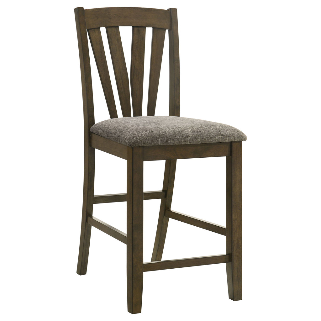 Maxine - 5 Piece Counter Height Dining Set - Brown