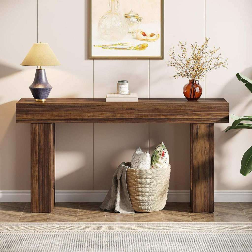 Console Table, Extra Long Narrow Sofa Table For Living Hallway