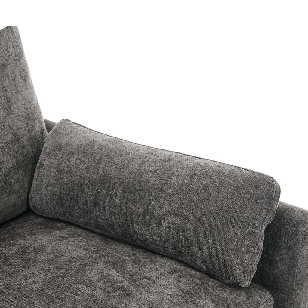 Cozy Upholstered Cushion Armchair For Living Room