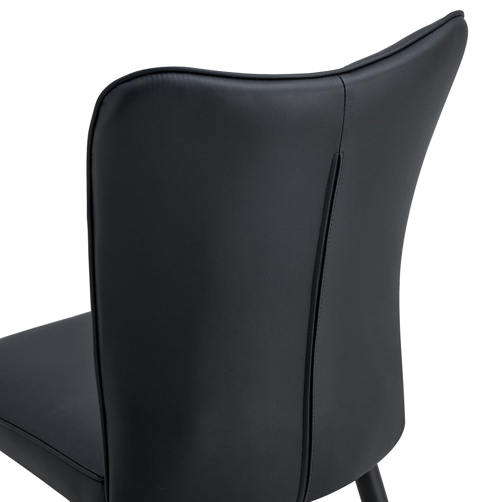Minimalist Style Minimalist Dining Chairs With Metal Legs