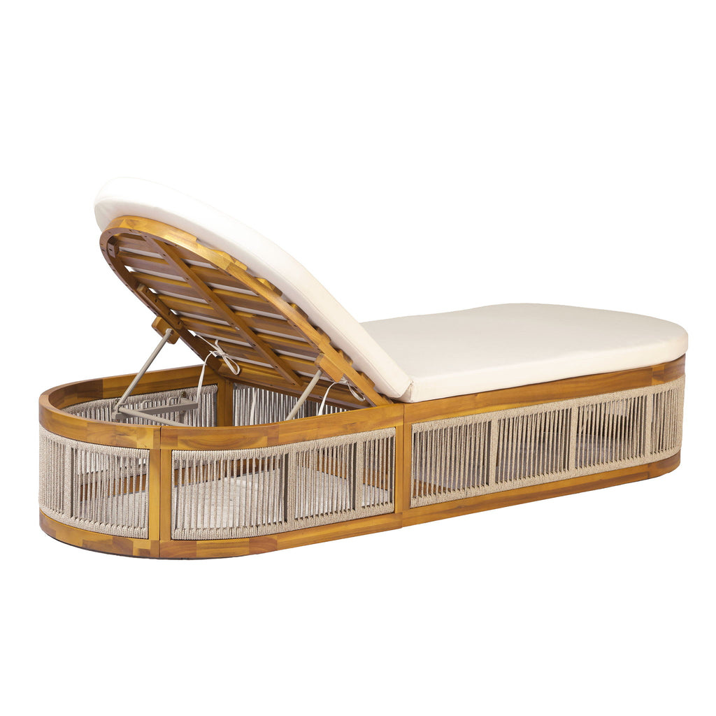 Chaise Lounge Set With 3 Position Adjustable