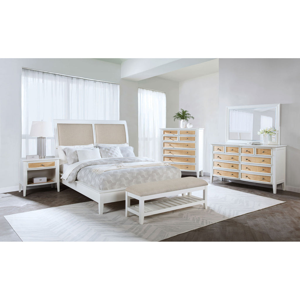 Talia - 1 Drawer Nightstand - White