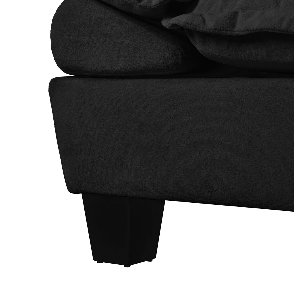 Modular Cloud Couch Sofa With Cup Holders & Storage, USB Port