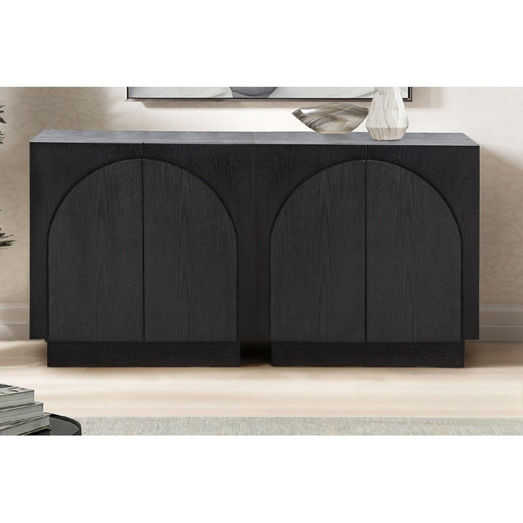 Modern Sideboard Buffet With Arched Cabinet Doors
