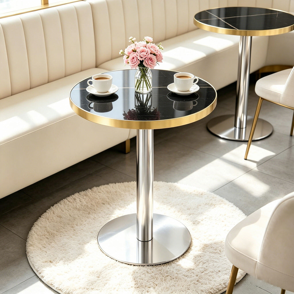 Elegant Modern Round Bistro Table