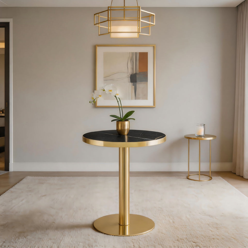 Modern Round Bistro Table