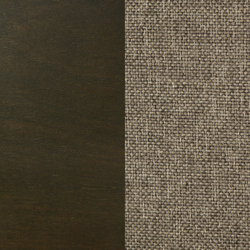 Clement - Upholstered Eastern King Bed - Dark Brown