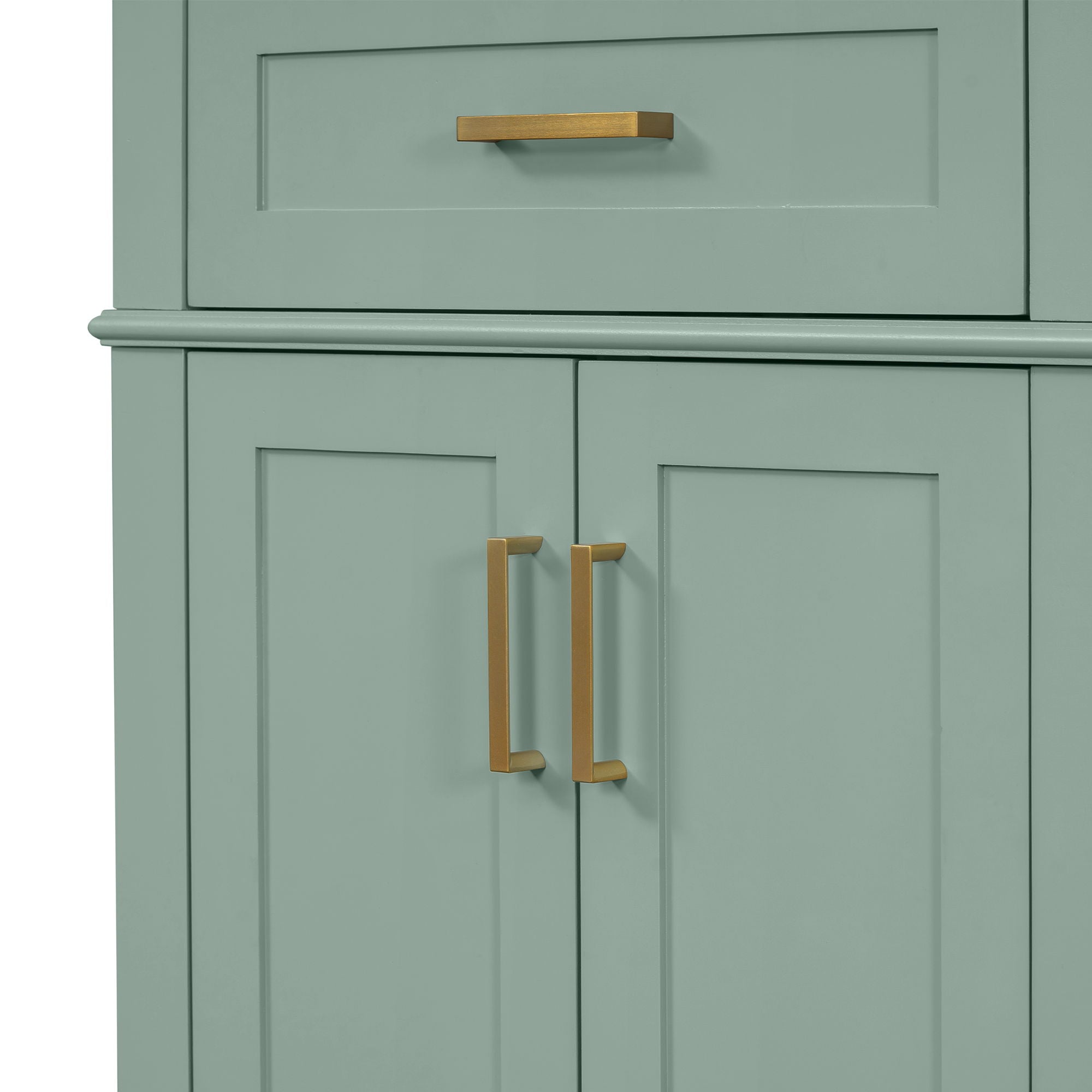 Modern Bathroom Vanity With Sink, Soft Close Doors, 4 Storage Drawers