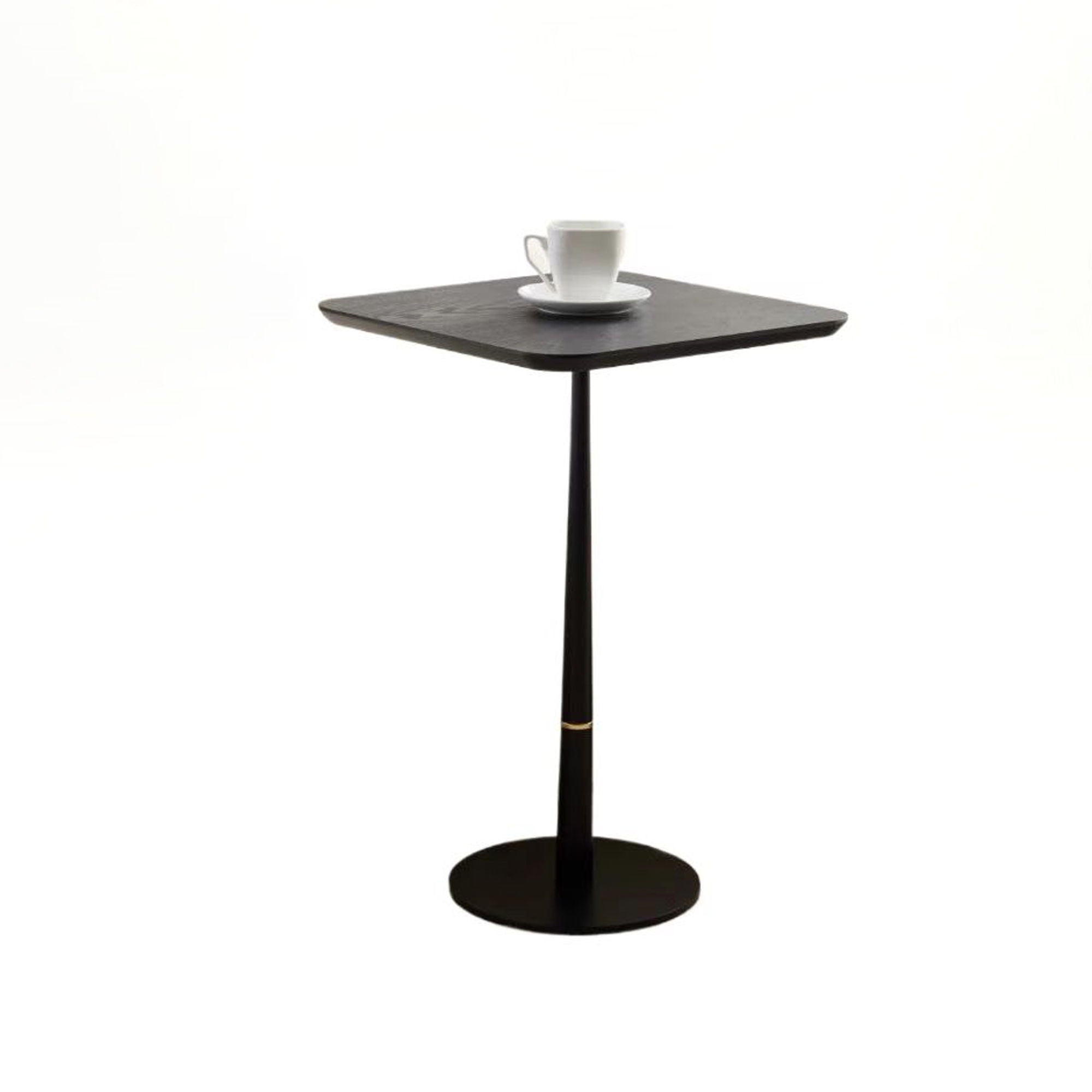 Modern Square Coffee Table And Computer Desk - Black / Gold