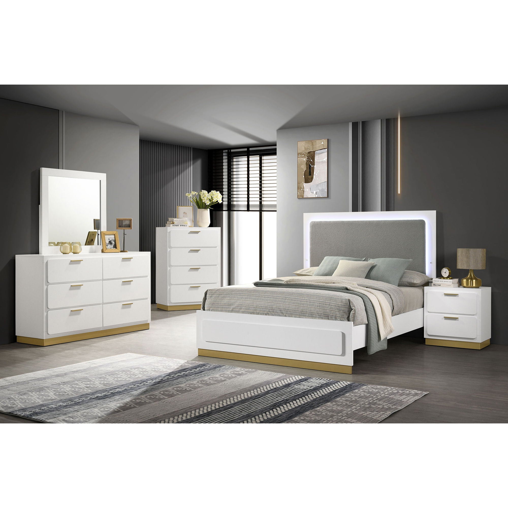 Sophia - 2 Drawer Nightstand