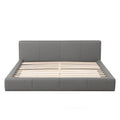 Stylish Upholstered Bed With Birch Wood Frame